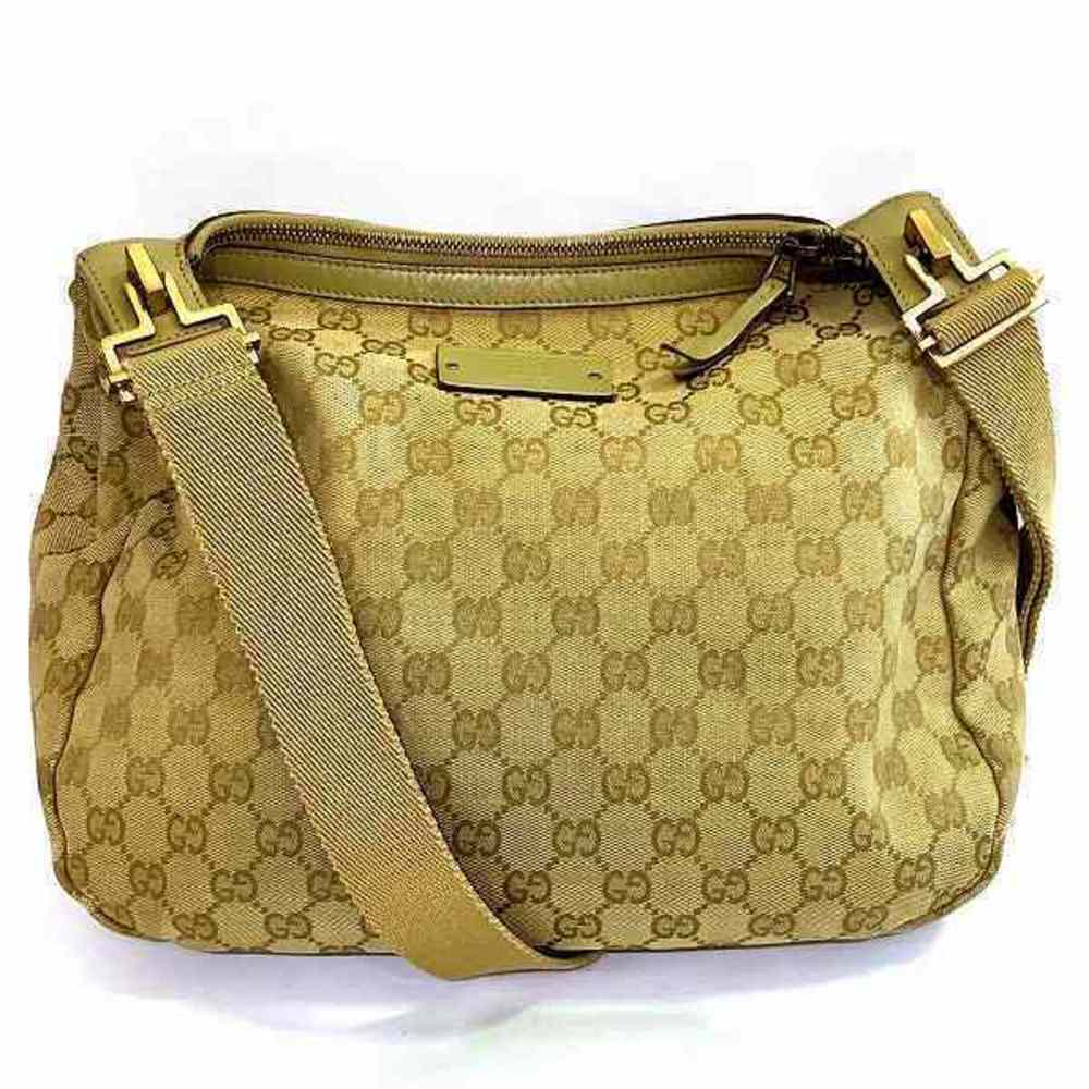Gucci Green Shoulder Bag Tan Bag View 2